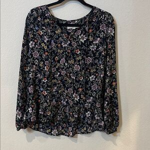 Loft Floral Print Women's Top